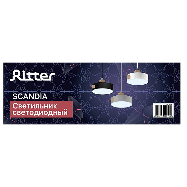 Светильник подвесной Ritter Scandia 52078 8